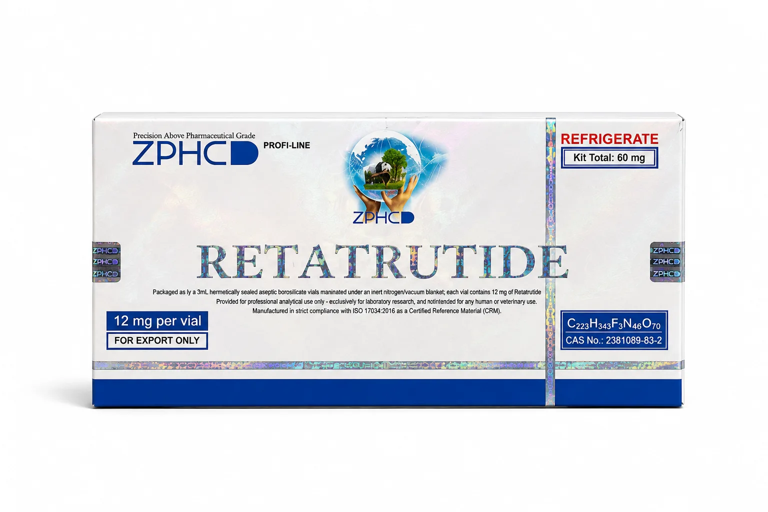 ZPHC RETA 60MG EM PO - 05 VIAL